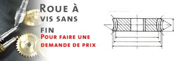 Roue à vis sans fin